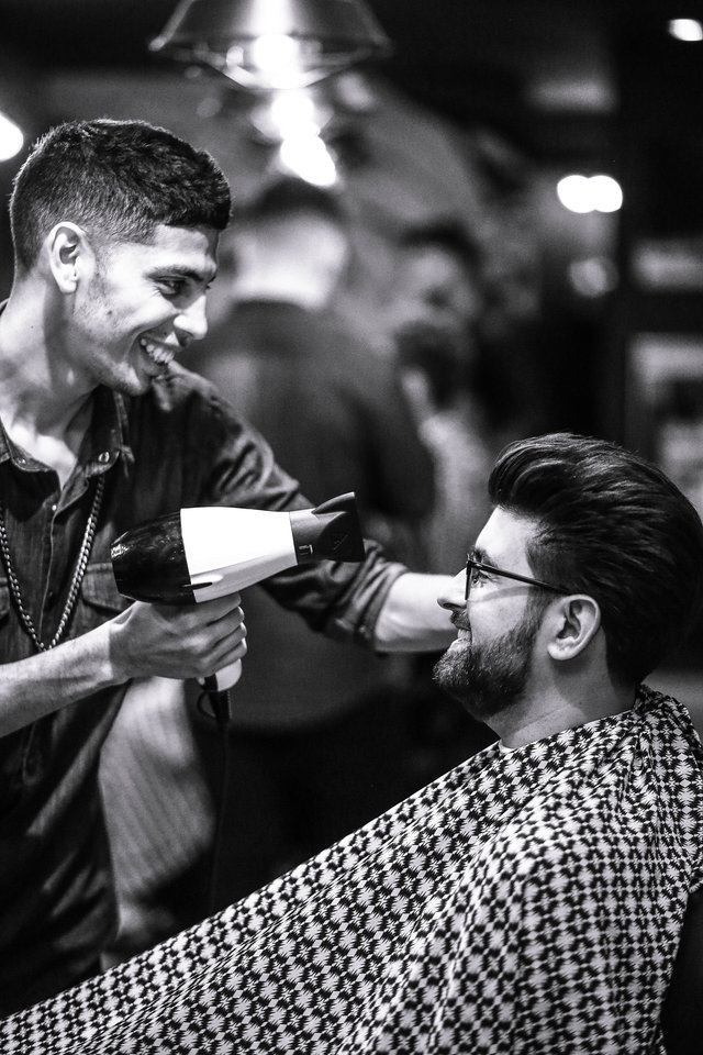 Trabajo realizado en Bacán Barbería